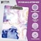Better Office Products Fashion Clipboard, Abstract Art Design, A4 Ltr Size, 125in x 9in Wooden Clipboard, Low Profile Clip 45031 - alternate 2